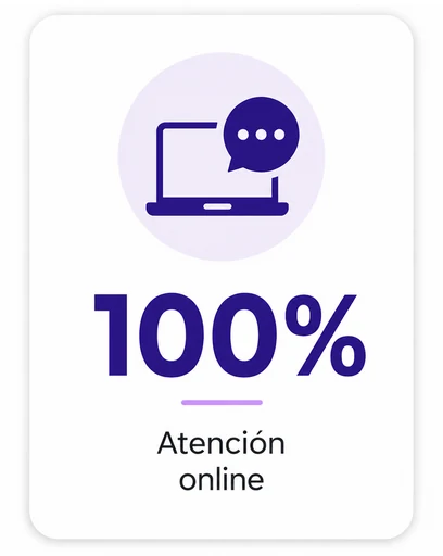100% atención online